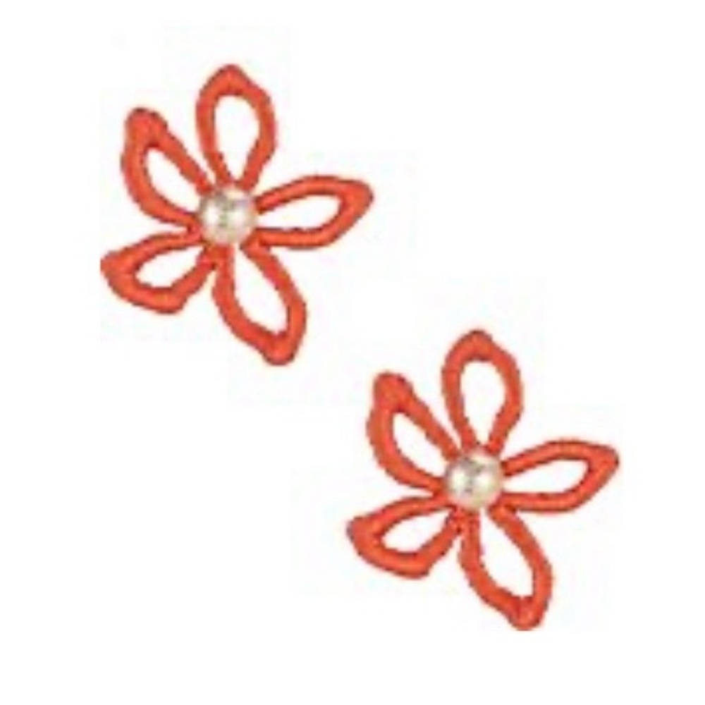 Giani Bernini Orange Flower Earrings